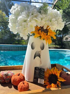 Halloween Ghost Planter